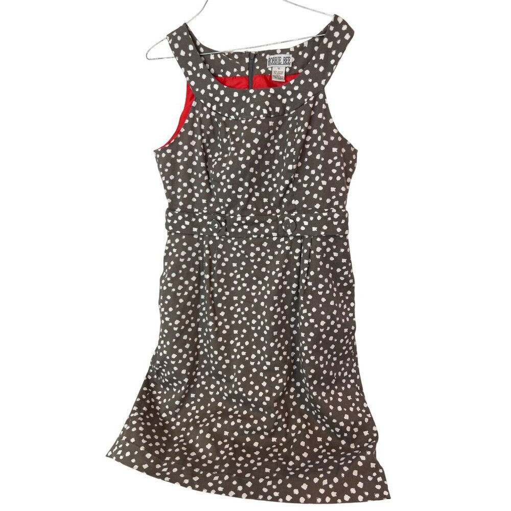Robbie Bee Speckled Sheath Dress Career Size 12 Scoopneck Summer